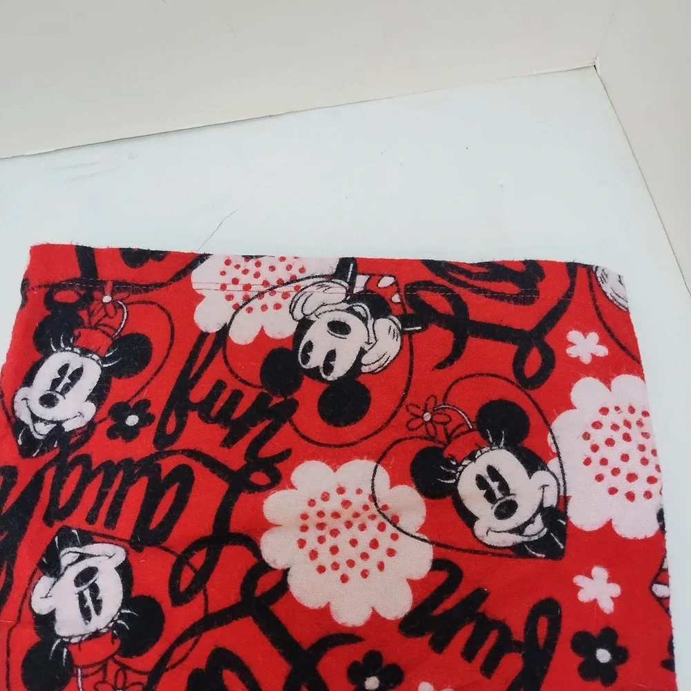 Disney Minnie Mouse Red Love Laugh Fun Pajama Pants Lounge Sleepwear Size XL - Picture 6 of 7